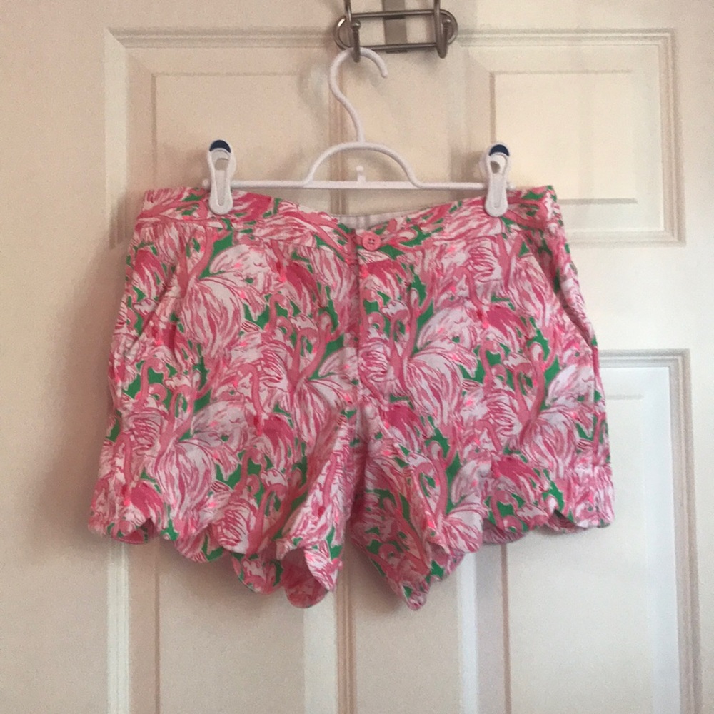Lilly Pulitzer Scalloped Bottom Shorts